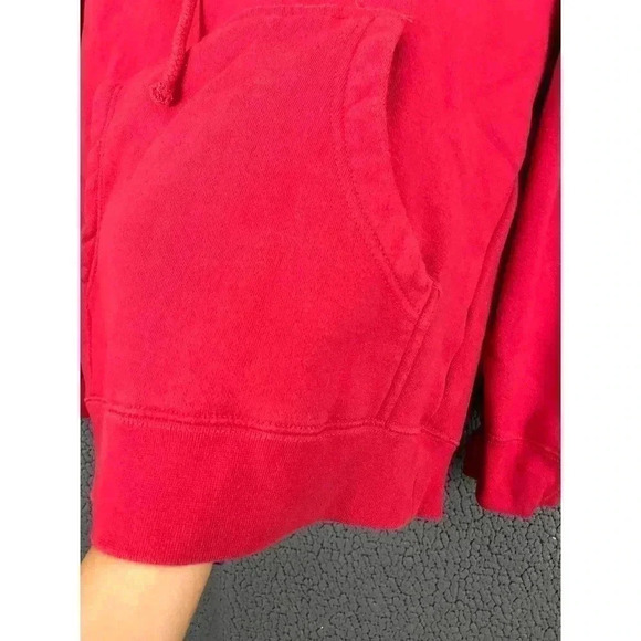 Red Hoodie Sweatshirt SMALL Independent Trading Company - Picture 5 of 10